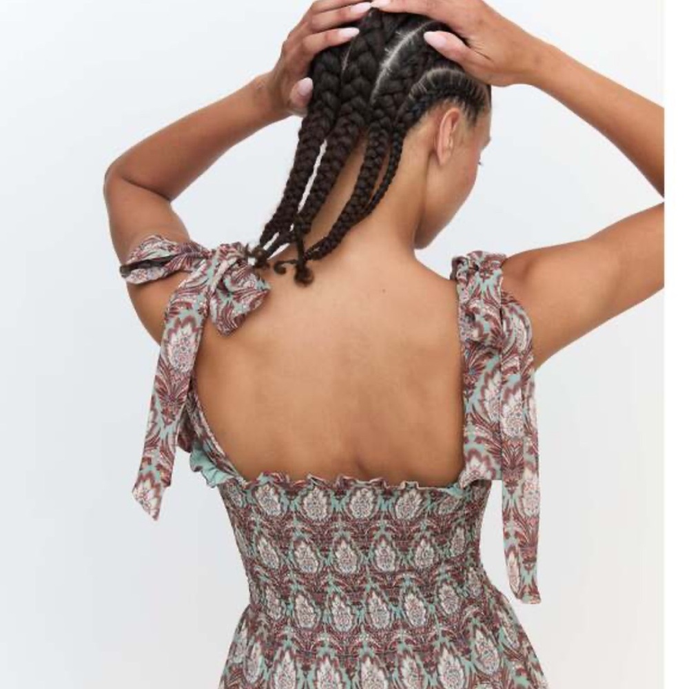 Hill House Ribbon Ellie Nap Dress. Pinecone Sage. S. NWT. - Picture 5 of 9